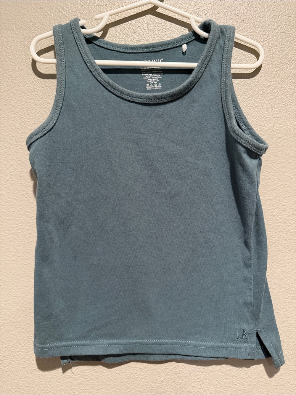 Little Bipsy Teal Tank Top Size: 4-5T